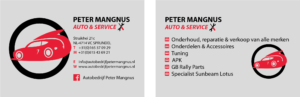 Portfolio - Visitekaartjes Autobedrijf